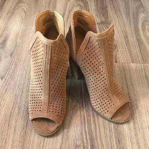 Lucky Brand Peep Toe Bootie